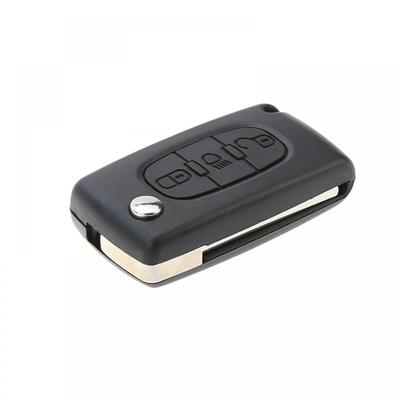 Replacement 2 Button Remote Flip Folding Key Fob Case Shell Blade For Citroen C2 C3 C4 C5 C6 C8