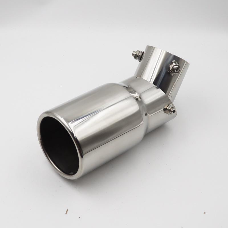Adjustable 63mm Stainless Steel Exhaust Tailpipe with Elbow