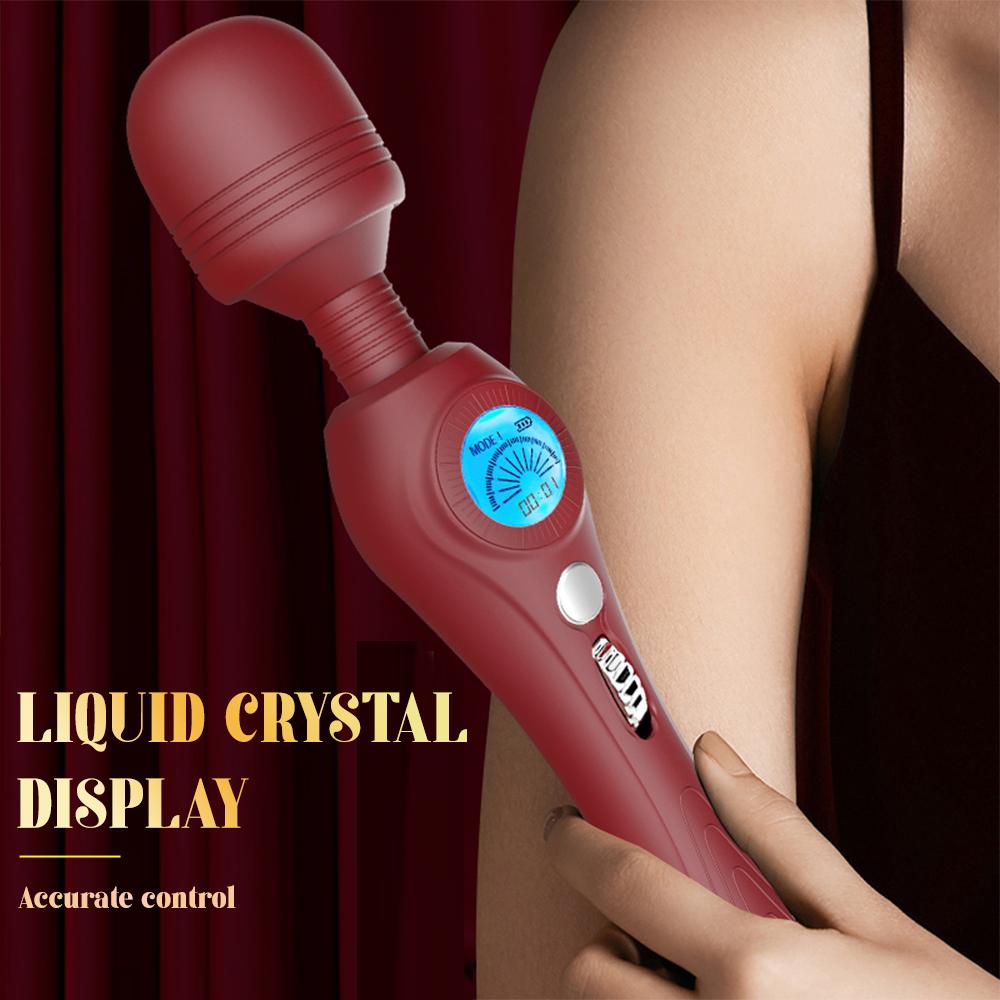 Powerful Av Vibrator Magic Wand For Women Clitoris Stimulator Vagina Massager 9 Modes Sexy Gadgets Sex Toys Adult Supplies