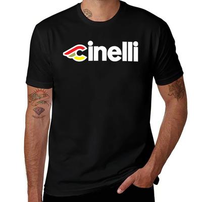 Cinelli Bikes Camiseta com Logo de Bicicleta street wear vintage anime shirt blue lock camisetas engraçadas masculinas