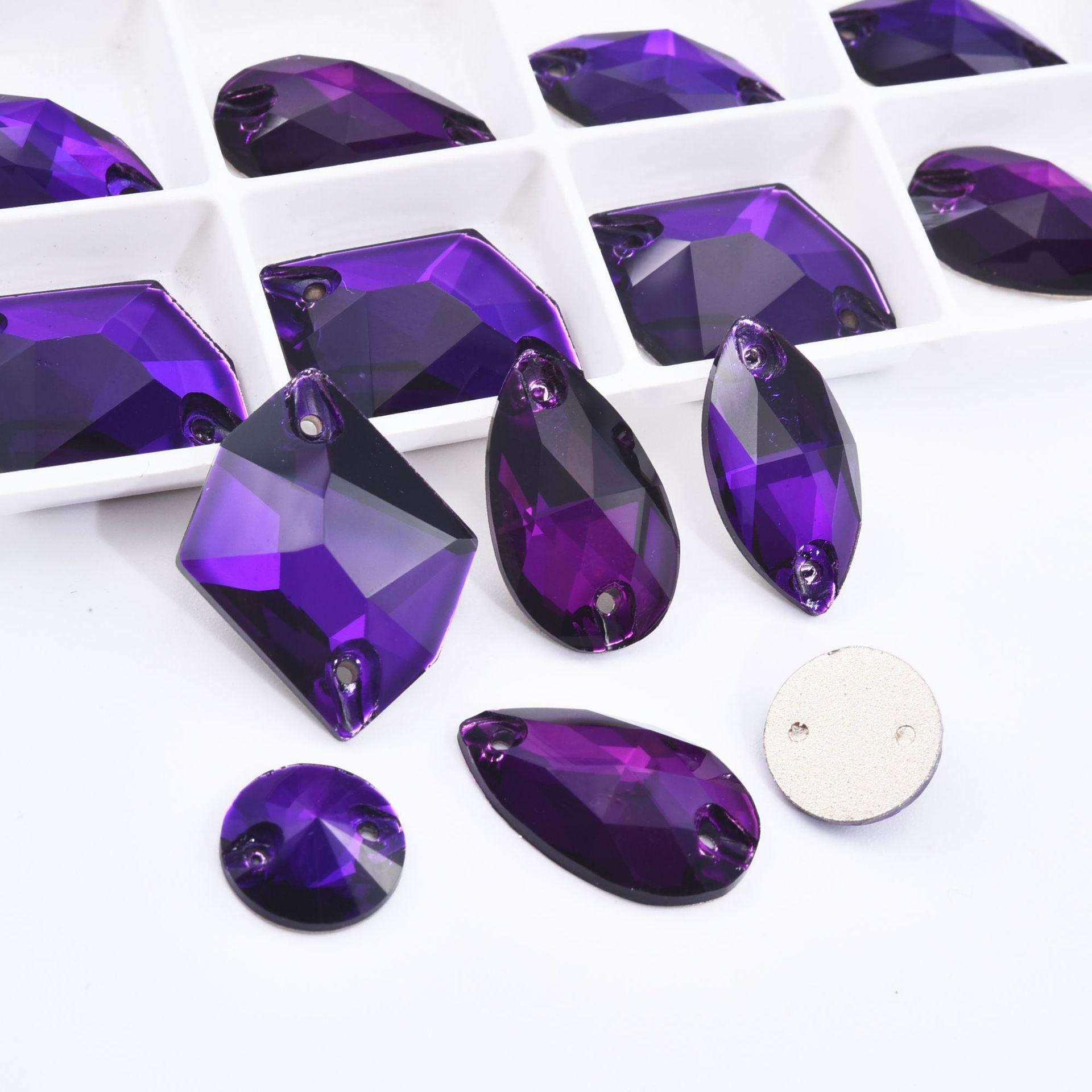 

Смешанная форма, золотое дно, сшитое вручную, дрель, капля воды, конский глаз, спутниковая двойная плоская пряжка, аксессуары для одежды своими руками, аксессуары со стразами 30 pcs/piece