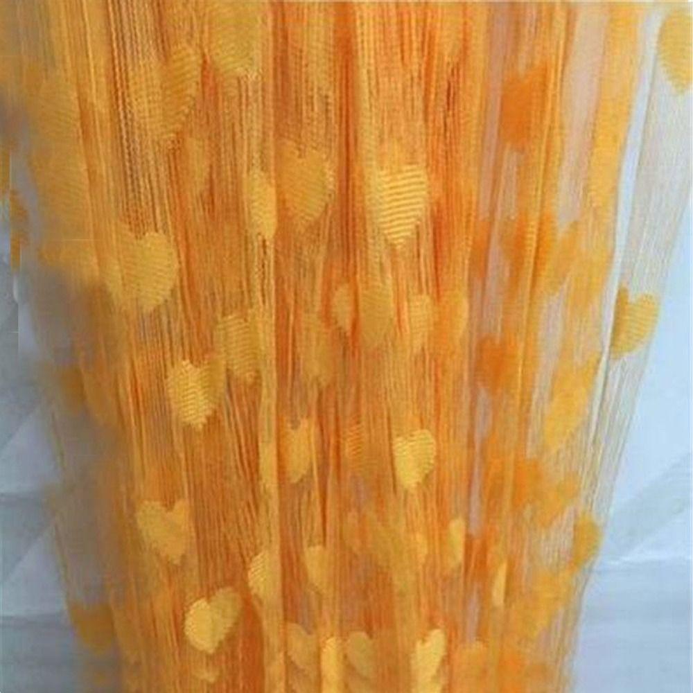 Line Curtain Love Heart String Curtain Room Divider Tassel Curtain Door Curtain  Home Decor