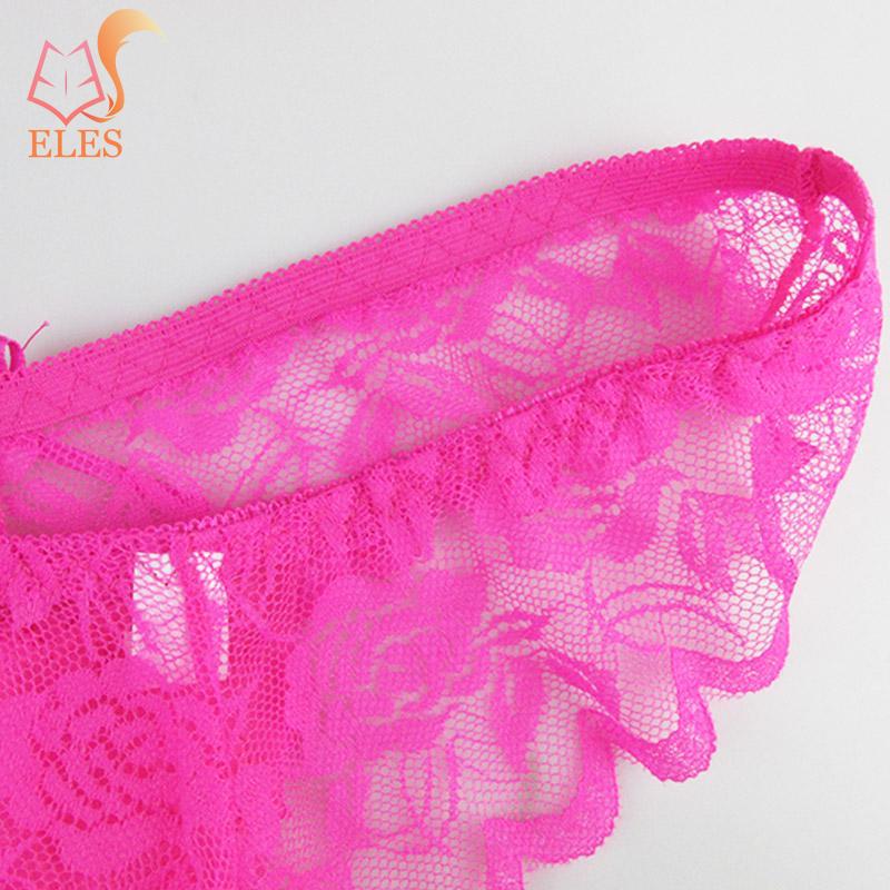 Women Lace Briefs Low-waist M-XL Solid Sexy G-String Seamless Transparent Panty Female Breathable Underwear Comfort Thong