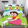3D Print Anime Heidi, Girl of the Alps Bedding Set Single Twin Full Queen King Size Bed Set Adult Kid Bedroom Duvet Cover Sets