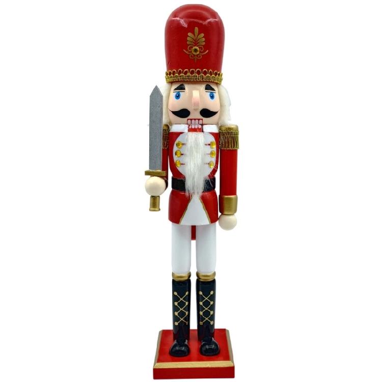 Christmas Nutcrackers Ornament Wood Nutcrackers Soldier Decorations for Christmas Figures Gift
