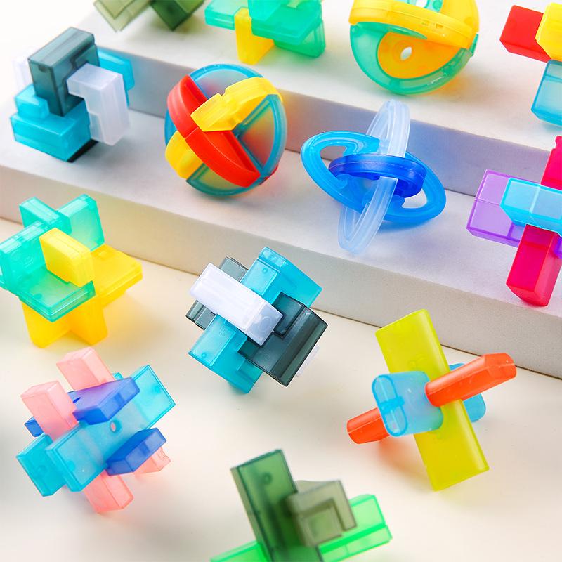 

Прозрачный глазурованный детский пазл: Строительные блоки с шипом и пазом, Замок Лубаня, Замок Кунмина, Образовательная игрушка