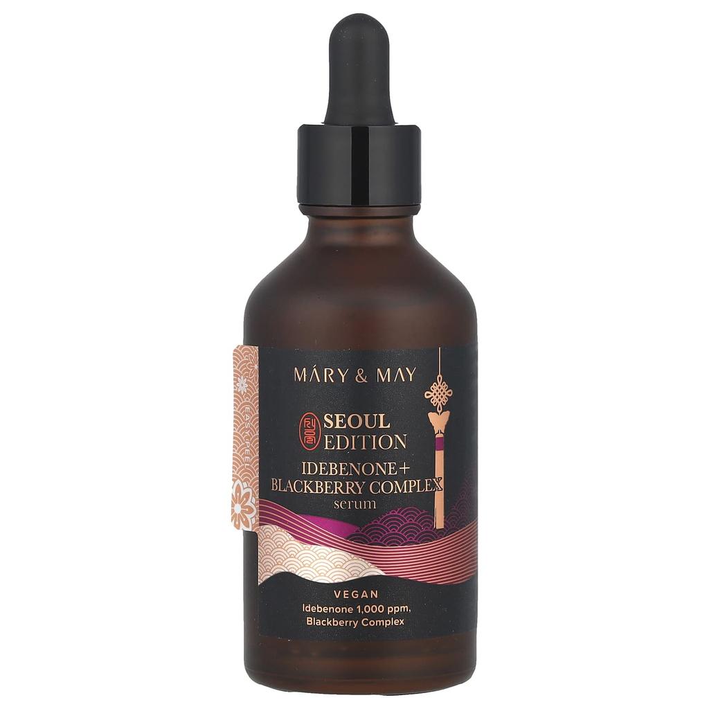 Mary & May, Seoul Edition, Idebenone + Blackberry Complex Serum, 80Ml(2.7Fl Oz)