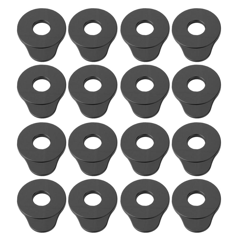 16Pcs Guitar Strap Locks Universal Rubber Adapter Acoustic Electric Guitar Replacement Accessories