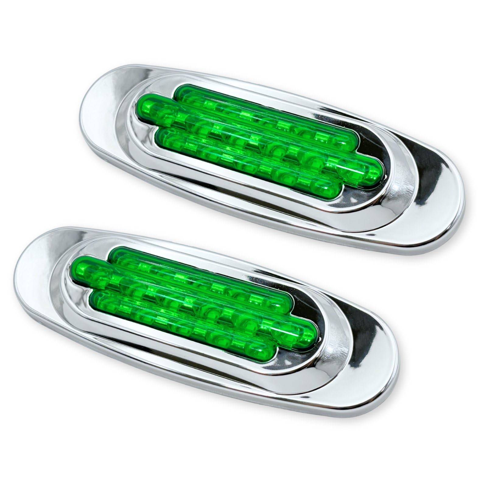 

MARUHADO Side Marker, LED, 24 V, 12 V, Truck Highlight, Corner Marker, High Brightness, зелений