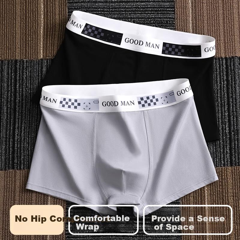 Bingxuemumian Men's Underwear, Pure Cotton Boxer Briefs, Loose-Fitting Athletic Style, Youth And Adult Sizes, Father's Day Gift
