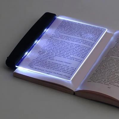 Lampe de Lecture LED Soin des Yeux Panneau Plat Marque-page Lumière Outils d'Étude Portables Éclairage de Lecture à Vision Nocturne Pour Voiture Voyage Lit