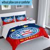 3PCS Custom Name Bahia FC Crest Design Bedding Set, Including 1pc Duvet Cover And 2pcs Pillowcases, Suitable for dorms and bedrooms Gift