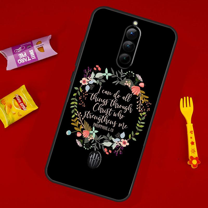 

Bible Verse Philippians Jesus Christ Phone Case For ZTE Nubia Red Magic 11 Pro Plus 10 10S 9 9S 8 8S 6S 7S 6 7 Pro 10 Air Cover Red Magic 7 Pro