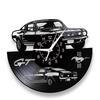 Relógio de Parede de Disco de Vinil Retrô Carro GT Para Homem Quarto Supercarro Carro de Corrida Relógio de Parede Decorativo de Garagem Presentes para Entusiastas de Automóveis