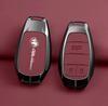 Hub Caps Zinc Alloy For Alfa Romeo Giulia 2015 +Stelvio 2016+ Spider Etcetera Car Remote Key Cover Case Shell Holder Key ProtectEP3 