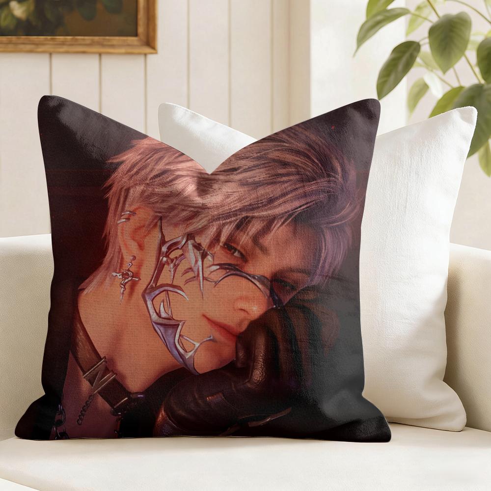 Love And DDeepspace Sylus Cushion Cover Eco Linen Pillow Case DoubleSided Print Breathable Durable Zipper Home Decor Gift