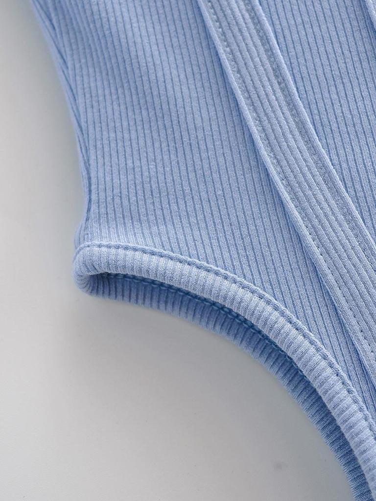 Fishbone Thread Safari-Stil-Weste, unregelmäßiges Hemd mit Hakenboden für Frauen, quadratischer Ausschnitt, sexy, ärmellose Tops