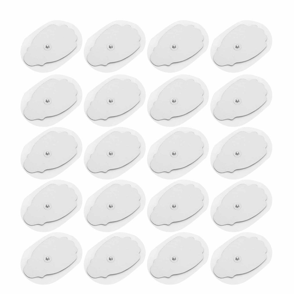 20pcs / Bag NonWoven Fabric Button Type Electrode Pads for TENS Massager Physiotherapy Machine