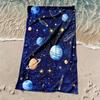 Space Galaxy Oversized Beach Towel Patterned Sunscreen And Windproof Suitable For Swimming Pool Camping Travel Blanket