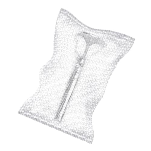 Hilitand Trumpet Mouthpiece TR-08, Silver-Plated Brass for Practice and Beginners