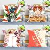 1 szt. Gorąca poszewka na poduszkę Anime Hetalia Axis Kwadratowa Sypialnia Sofa Rekreacja Wygodna poduszka Samochód Dekoracja domu