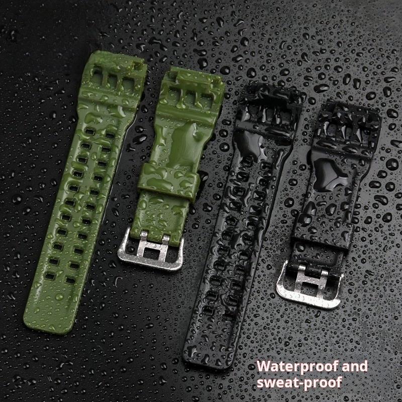 GWG1000 Watch band For Casio G-Shock Little/Small Mud King GG-1000 GWG-100 GSG-100 Waterproof Resin Silicone rubber watch strap