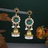 Fashion Diamonds Accented Pearls Earrings Zinc Alloy Construction Twist Lock Closure Comfortable For Extended Use