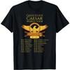 SPQR Ancient Rome Julius Caesar World Tour Roman History T-Shirt(1)