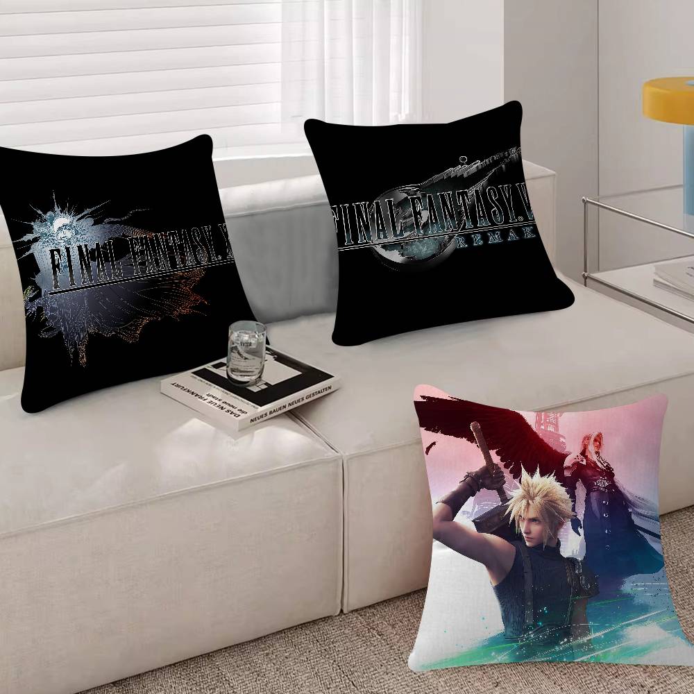 Game F-Final F-Fantasy Cushion Cover Inches Farmhouse Decor Home Throw Pillow Covers For Couch Decorations
