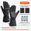 Elektrisch beheizte Handschuhe Motorrad Winter Moto Beheizte Handschuhe Warm Wasserdicht Wiederaufladbar Heizend Thermische Handschuhe Für Schneemobil