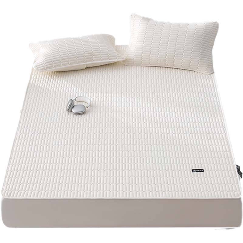 Soft Waterproof Bed Cover Double Queen King Couple Bed Fitted Sheet Breathable Noiseless Washable Bed Mattress Cover Protector