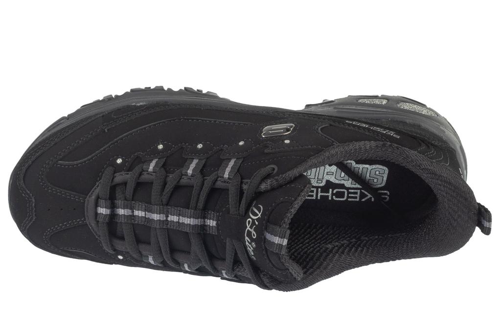 Skechers Slip-Ins: D'Lites - Classic Remix, Damen Sneaker schwarz