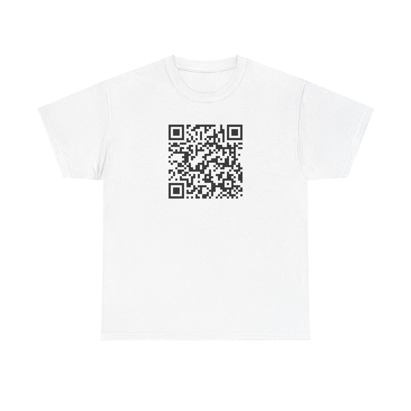 Funny Trump QR Code Prank T-Shirt Scan it and Trump is Dancing President Tee XXL