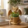 Gotischer Drachen-Pflanztopf Heimdekoration Mini-Aufbewahrungsbox Drachenstatue 3D-gedruckt Sukkulenten-Pflanzen-Blumentopf Tisch