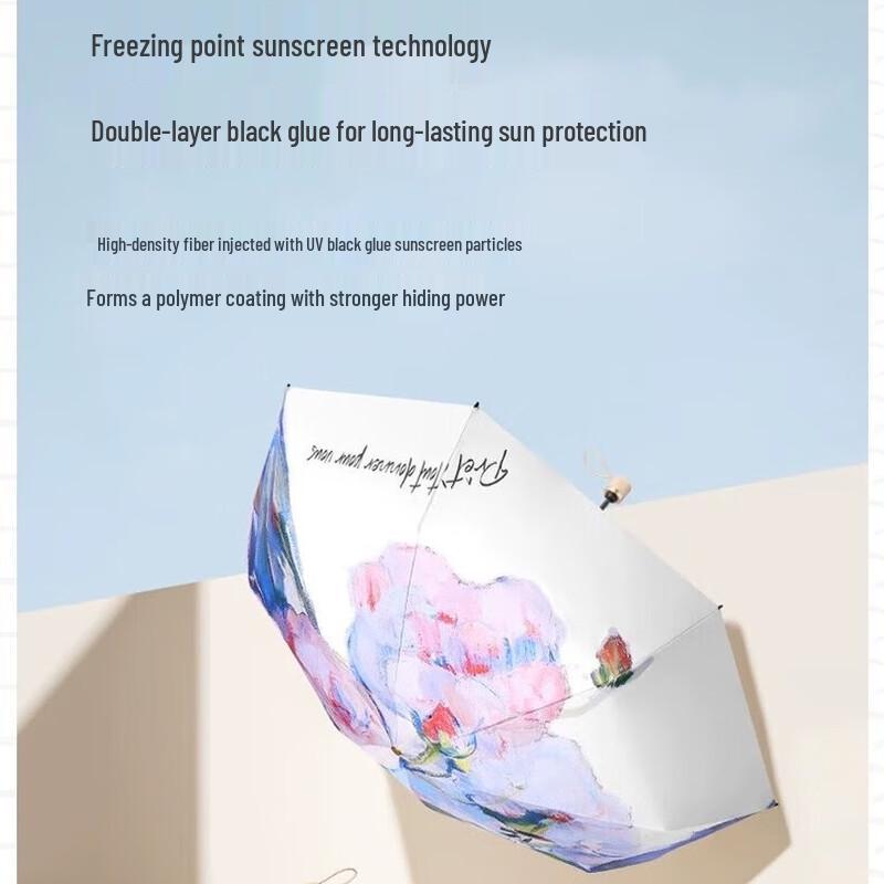 

Серия масляных картин Тан Сию Двухслойный солнцезащитный зонт