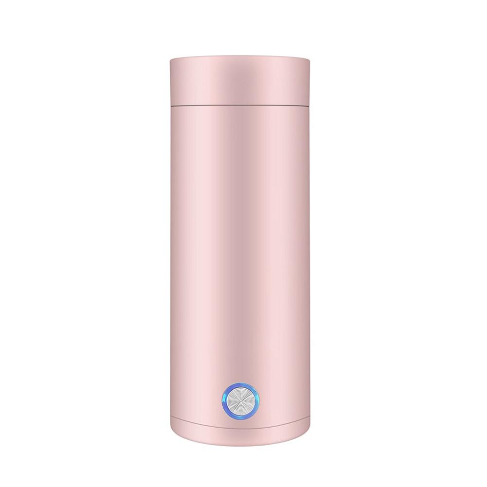 

400 мл портативный электрический чайник чашка 220 В нержавеющая сталь вакуумная изоляция чашка для дома и путешествий кипящая вода чашка умный подогрев чашка 301-400ml белый