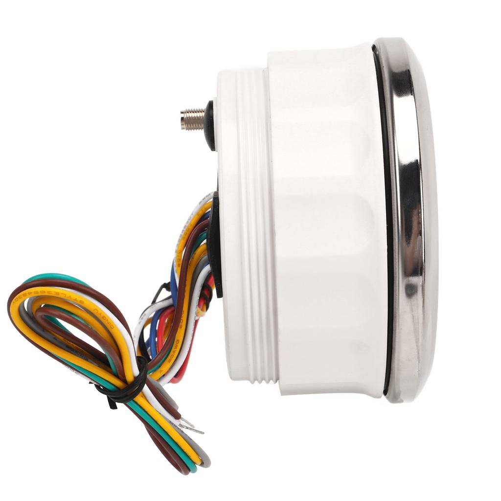 85mm GPS Speed Gauge 3 3 8in 0‑125MPH Waterproof DC9‑32V for Ship Yacht Motorcycle ATV Engineering Vehicle Black Dial