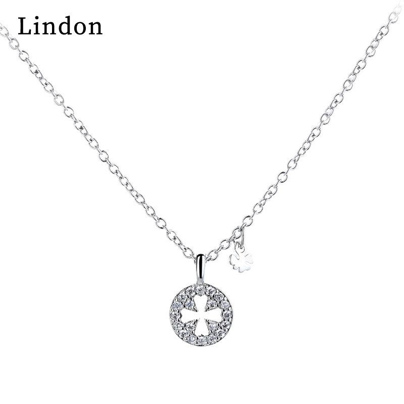 

Женское ожерелье Lindon, кулон из медного сплава, циркон, модный подарок