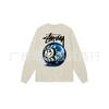 Unisex Heavyweight Cotton Long Sleeve Crewneck Sweatshirt Casual Wear Oversized Fit 300-350gsm