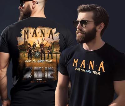 Mana tour 2025 T-Shirt unisex bequemes und weiches T-Shirt