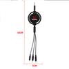 Car Phone Charger Fast Wire Charging Cable Three-head Data Cable For Honda Civic Accord Crv Hrv City Jazz CR-Z Element Insight
