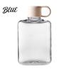 Slim Hydration Container Portable Tritan Flat Water Bottle Lightweight Design Large Drop Resistant Capacity Leakproof Kettle for Outdoor