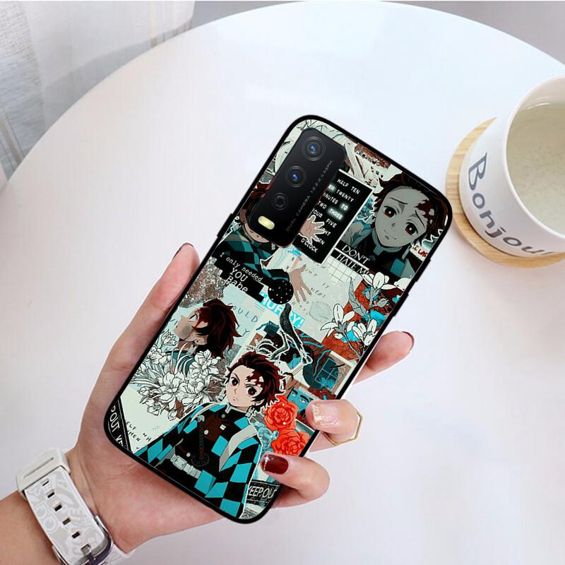 Kimetsu No Yaiba Demon Slayer Anime Phone Case for VIVO Y31 Y21 Y70 Y21S Y20 Y72 1907 Y12 Y11S Y53S Y33S Y55 Y76 Y51 Y15S Y01