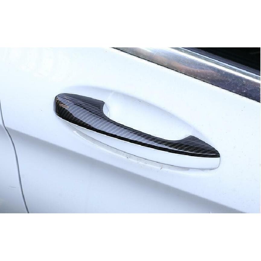 For Benz A-Class W177 2019-2022 ABS Carbon fiber Exterior Side Door Handle Cover