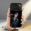 Joe J-Jonas Singer Phone Case For iPhone17,16,15,14,13,12,11,Pro,MAX Gray Matte Silicone Black Cover