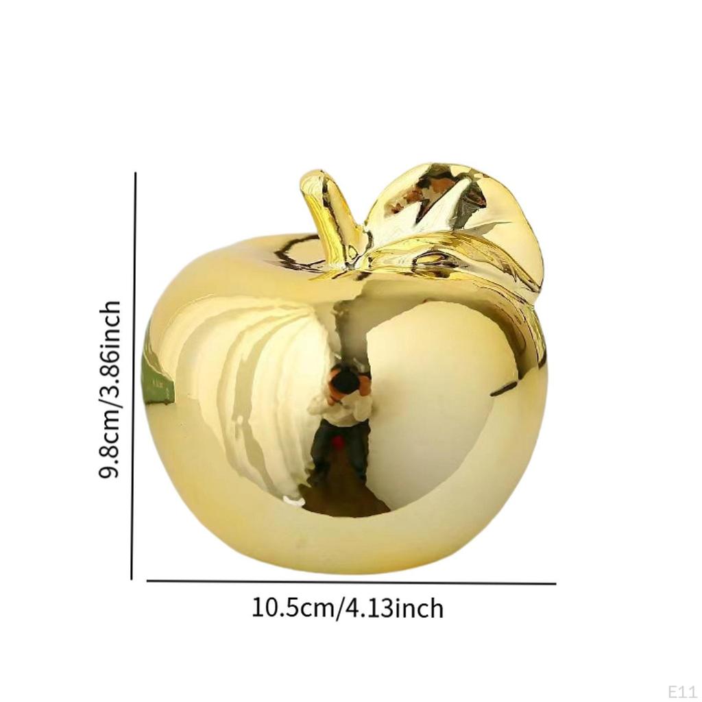 Fruit Sculpture Ceramic Figurine Artistic Creative Elegant Collection Ornament for Cafes Rooms