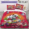 Diddl Pattern Bedding Uilt Set Uilt Cover Pillowcase Home Decoration Birthday Gift (1 * Duvet Cover + 2 * Pillowcase  Without Core)