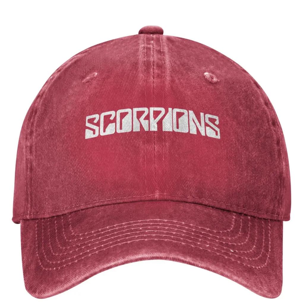 Black Rock Scorpions Rock Band Baseball Cap Casual Couple Women Trucker Hat Sunshade Kpop Rock Baseball Caps Gift