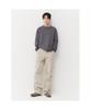 8SECONDS Casual Cotton Garment-Dyed Long Sleeve Tee Ash