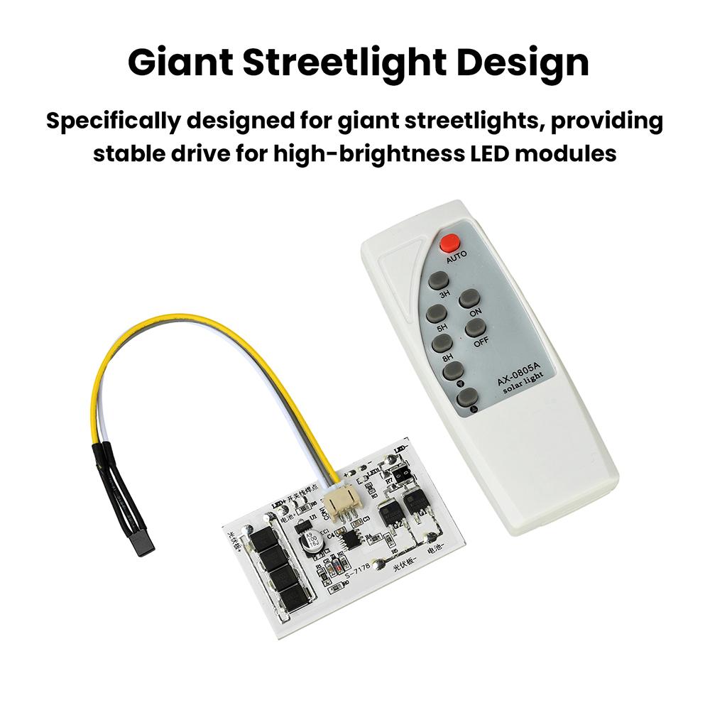 3.2V/3.7V/6.4V/7.4V High Power Solar Controller for Giant Street Light, Stepless Dimming, Stable High-Brightness LED Module